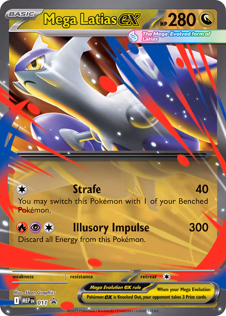 Mega Latias ex 011 Pokemon card