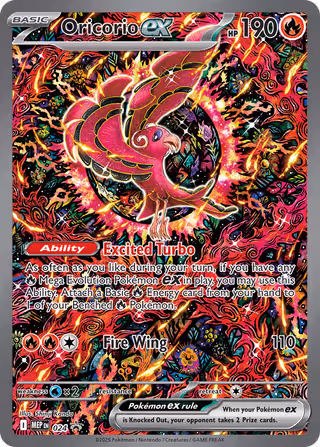 Oricorio ex 024 Pokemon card