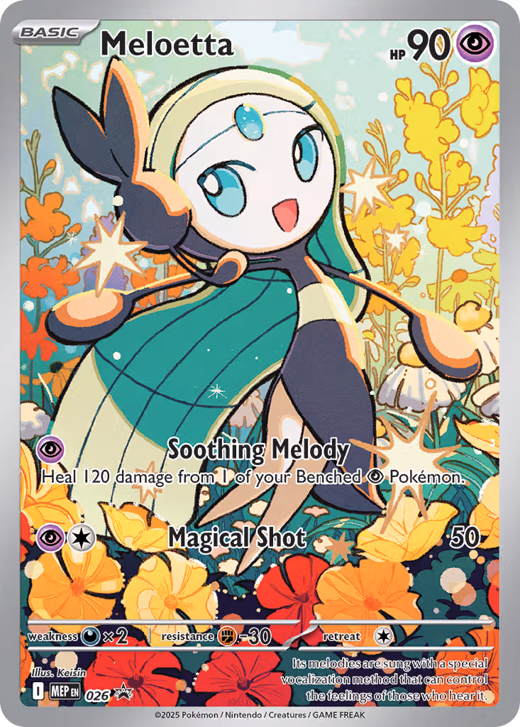 Meloetta 026 Pokemon card