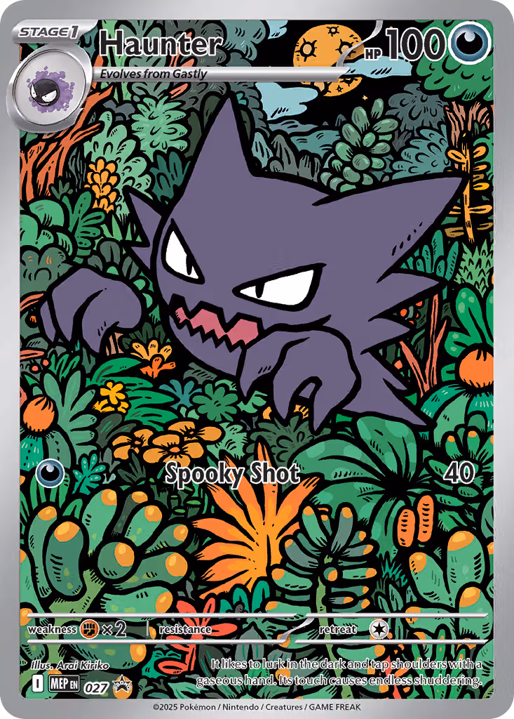 Haunter 027 Pokemon card