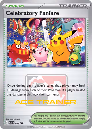Celebratory Fanfare 028 Pokemon card