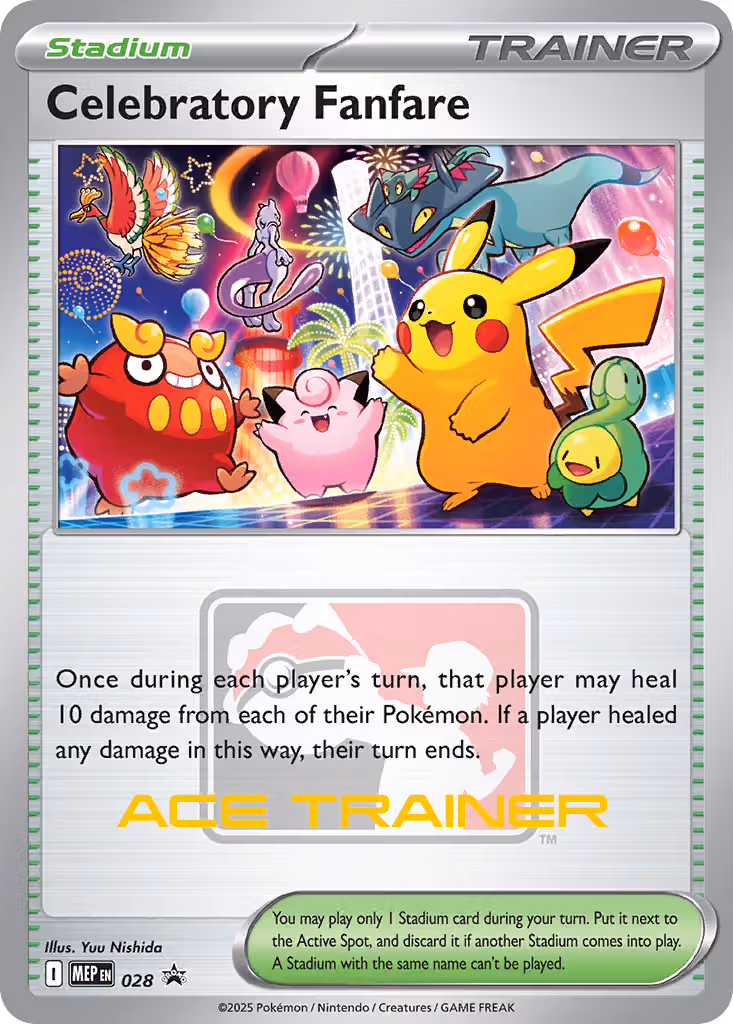 Celebratory Fanfare 028 Pokemon card