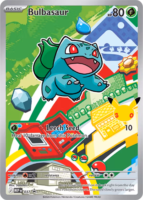 Bulbasaur 037 Pokemon card