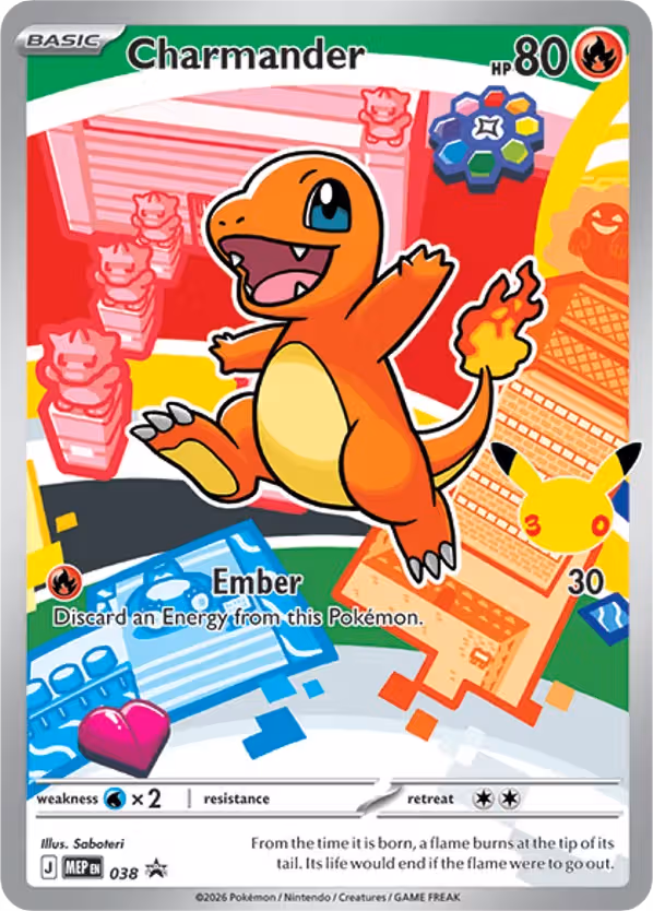 Charmander 038 Pokemon card