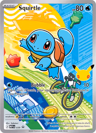 Squirtle 039 Pokemon card