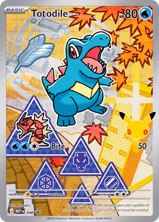 Totodile 048 Pokemon card