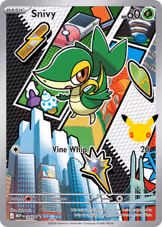 Snivy 049 Pokemon card