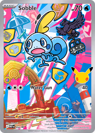 Sobble 054 Pokemon card