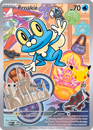 Froakie 060 Pokemon card