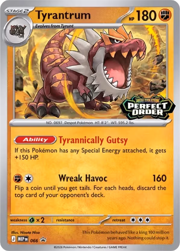 Tyrantrum 066 Pokemon card