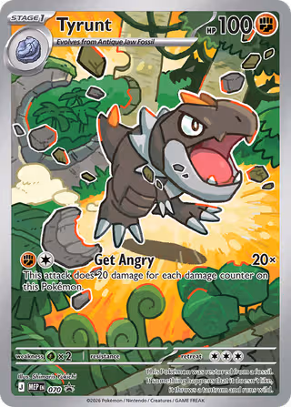 Tyrunt 070 Pokemon card