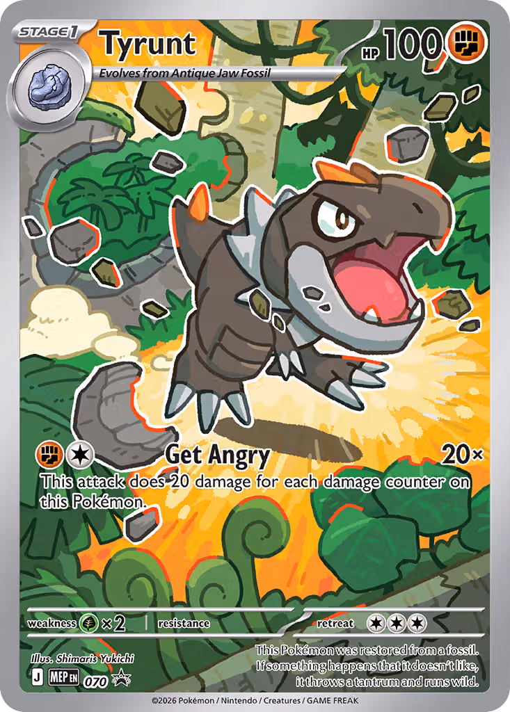 Tyrunt 070 Pokemon card