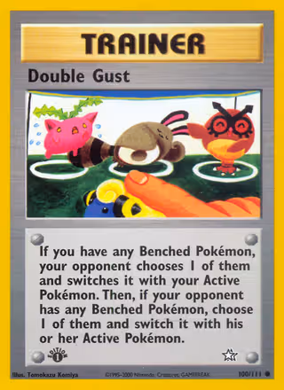 Double Gust 100/111 Pokemon card