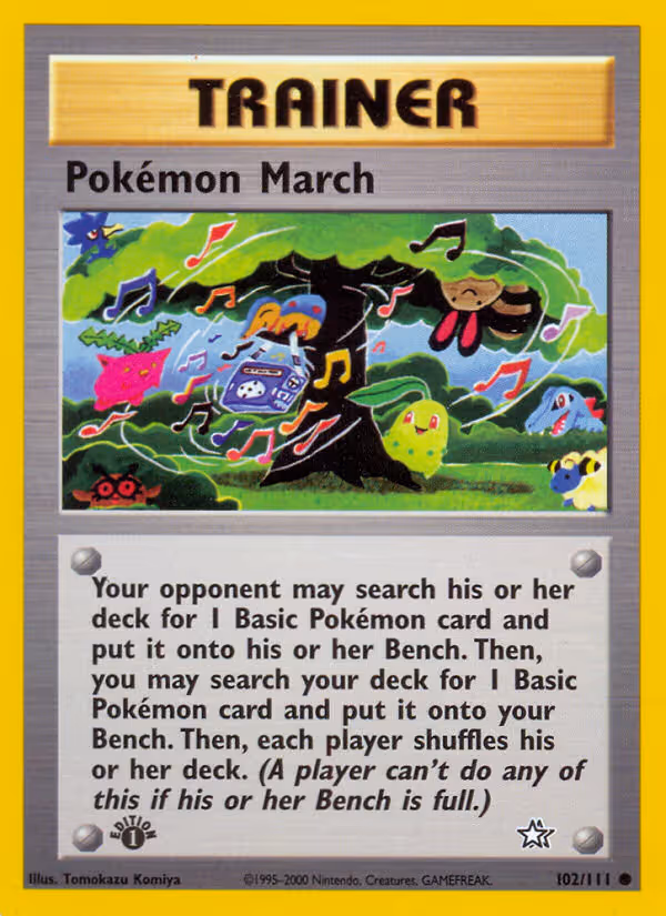 Pokémon March 102/111 Pokemon card