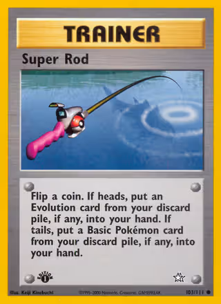 Super Rod 103/111 Pokemon card