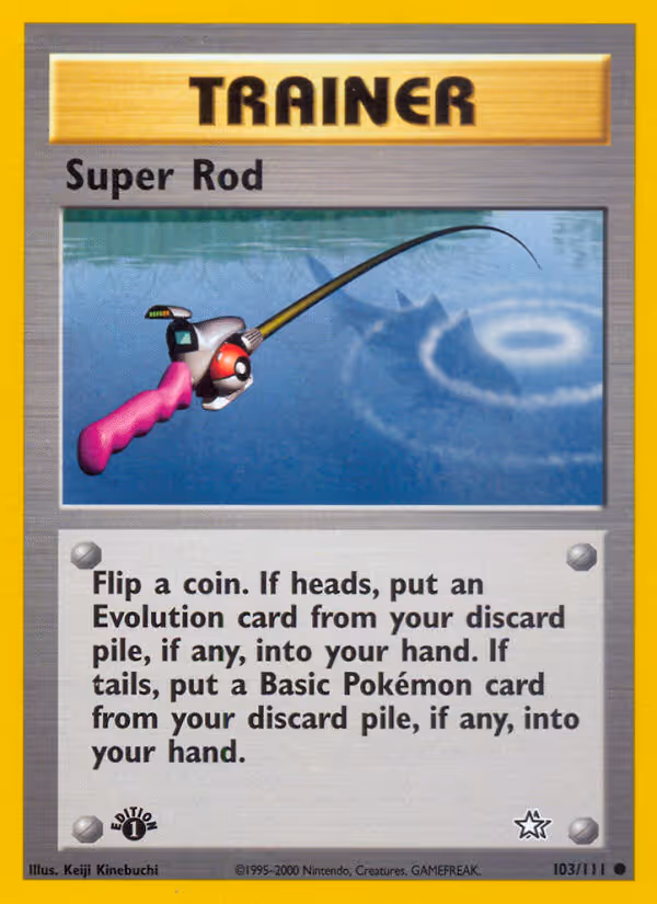 Super Rod 103/111 Pokemon card