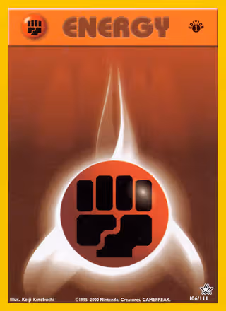Fighting Energy 106/111 Pokemon card