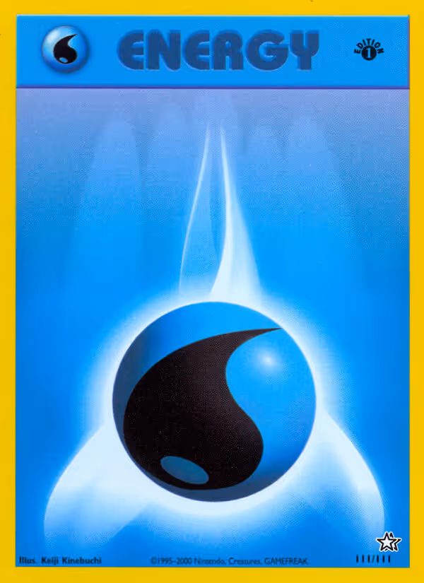 Water Energy 111/111 Pokemon card