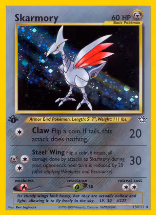Skarmory 13/111 Pokemon card