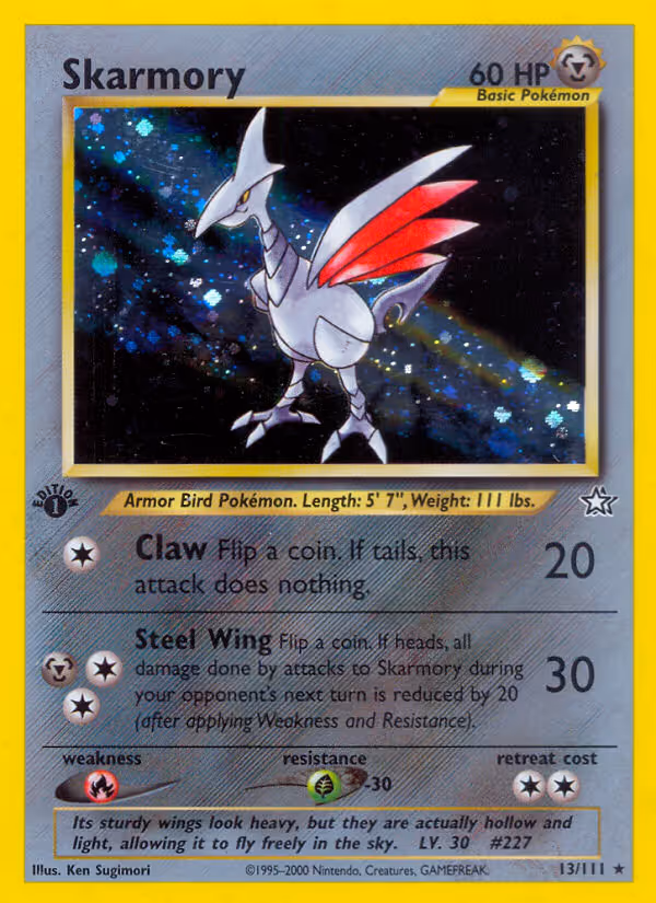 Skarmory 13/111 Pokemon card