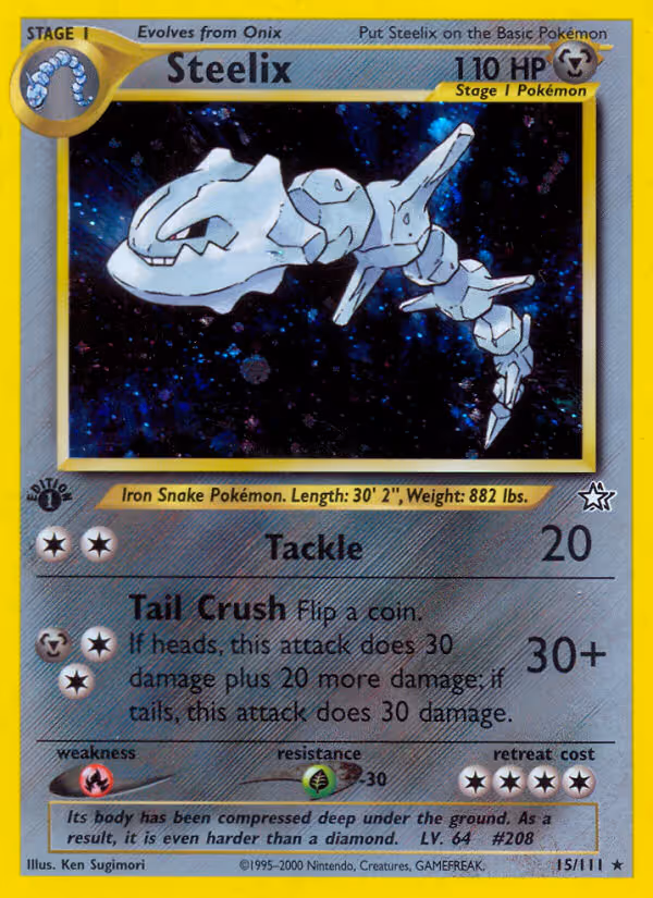 Steelix 15/111 Pokemon card