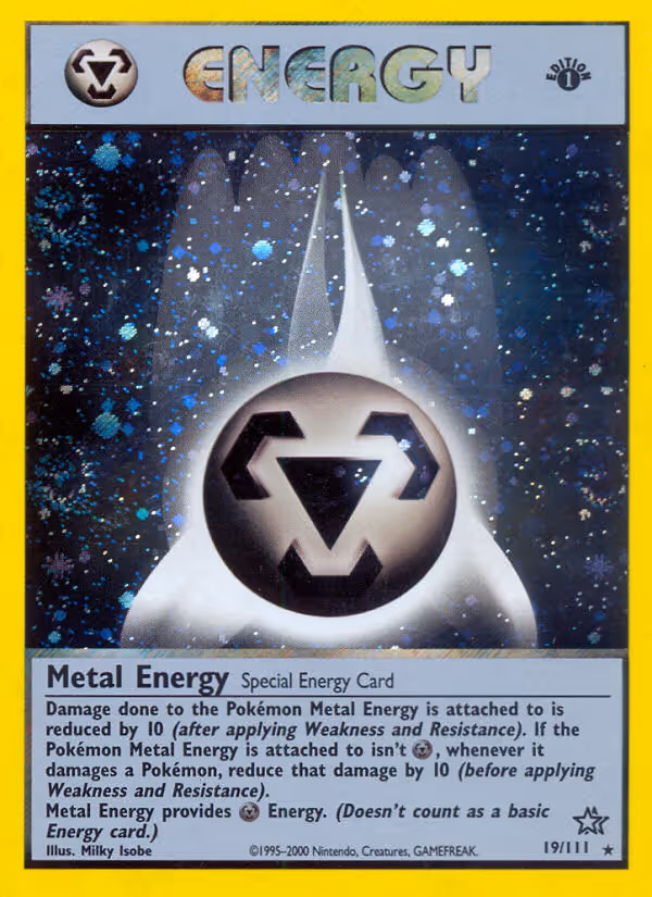 Metal Energy 19/111 Pokemon card