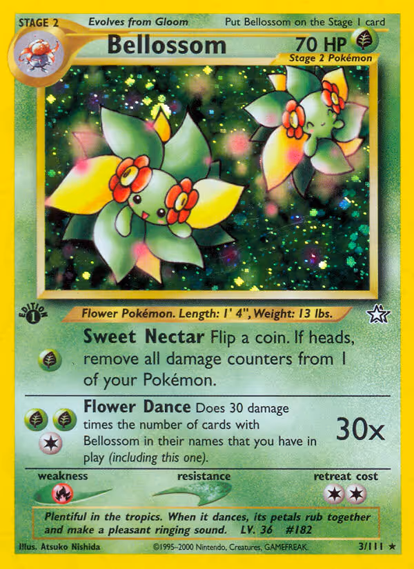 Bellossom 3/111 Pokemon card