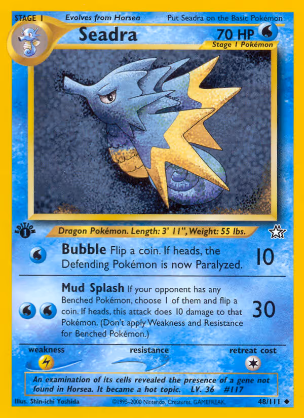 Seadra 48/111 Pokemon card