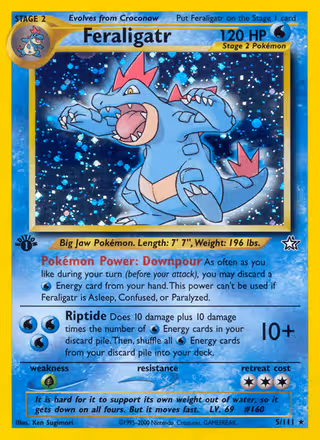 Feraligatr 5/111 Pokemon card