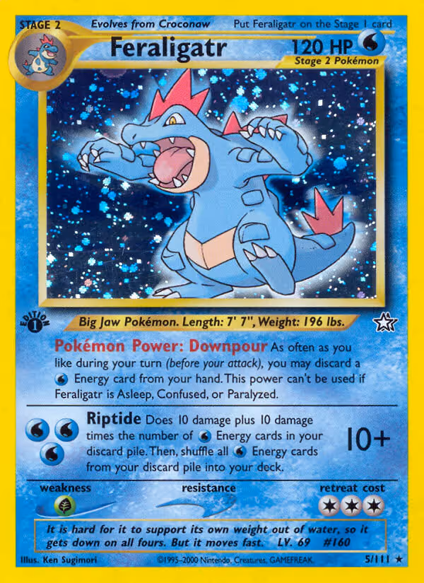 Feraligatr 5/111 Pokemon card