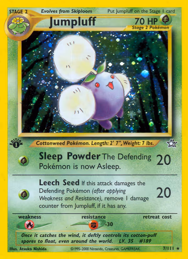 Jumpluff 7/111 Pokemon card