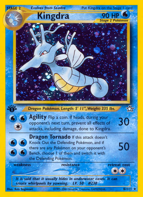 Kingdra 8/111 Pokemon card