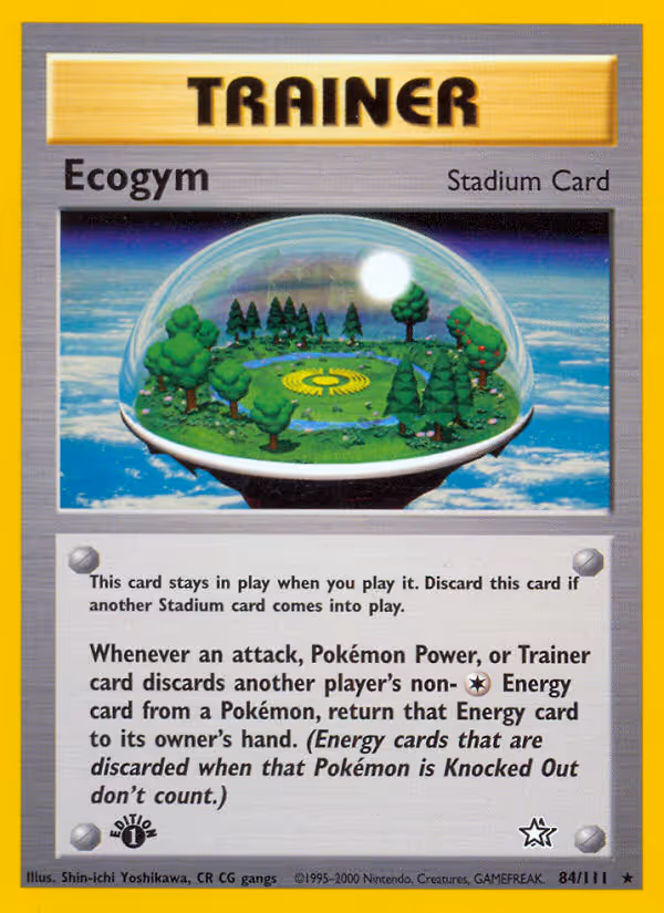 Ecogym 84/111 Pokemon card