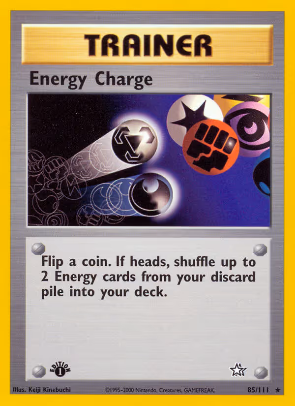 Energy Charge 85/111 Pokemon card