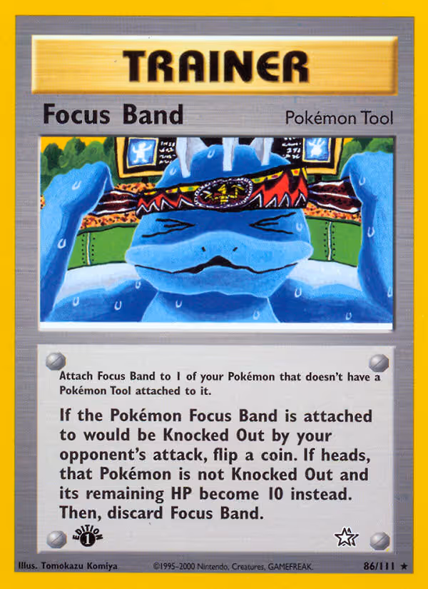 Focus Band 86/111 Pokemon card