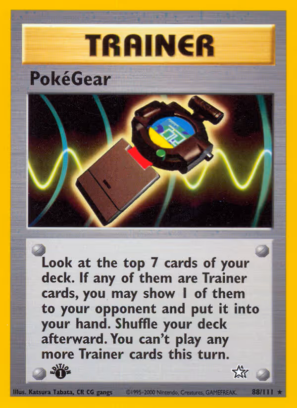 PokéGear 88/111 Pokemon card