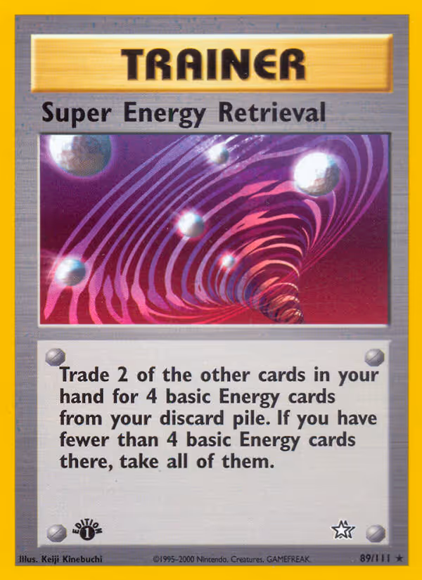Super Energy Retrieval 89/111 Pokemon card