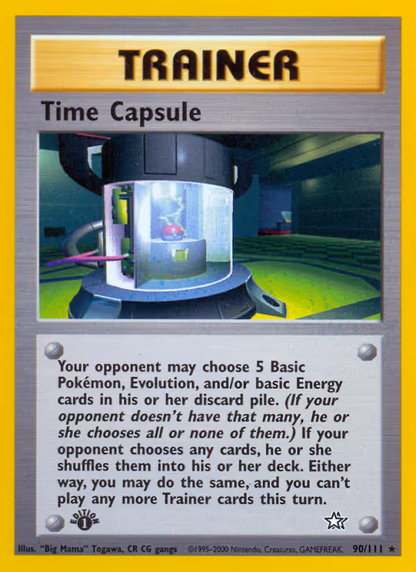 Time Capsule 90/111 Pokemon card
