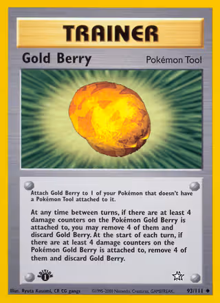 Gold Berry 93/111 Pokemon card