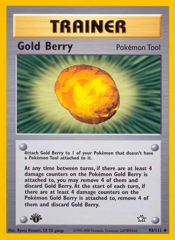 Gold Berry 93/111 Pokemon card