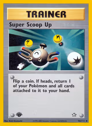 Super Scoop Up 98/111 Pokemon card