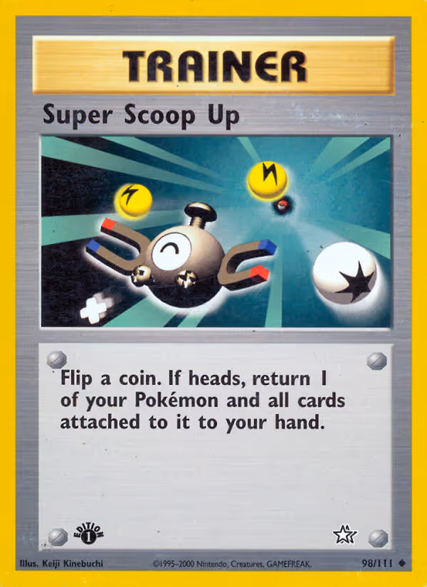 Super Scoop Up 98/111 Pokemon card