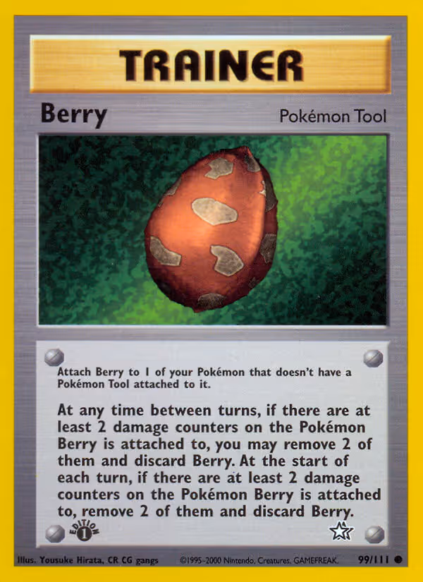 Berry 99/111 Pokemon card