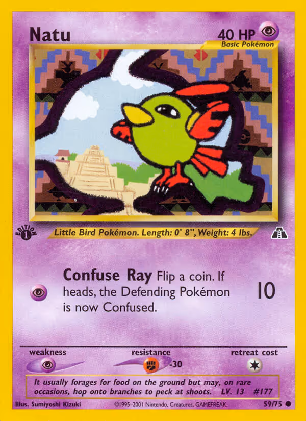 Natu 59/75 Pokemon card
