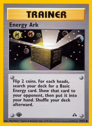 Energy Ark 75/75 Pokemon card