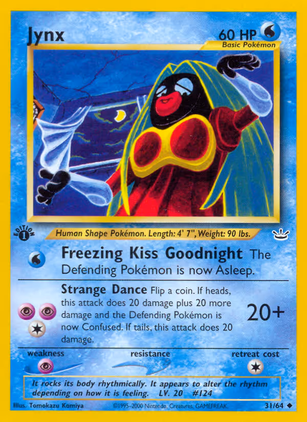 Jynx 31/64 Pokemon card