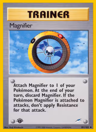 Magnifier 101/105 Pokemon card