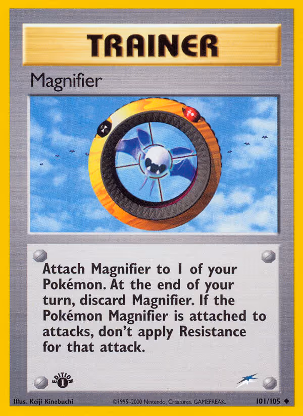 Magnifier 101/105 Pokemon card