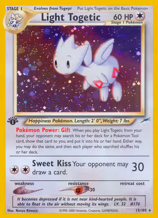 Light Togetic 15/105 Pokemon card