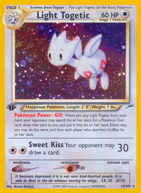 Light Togetic 15/105 Pokemon card